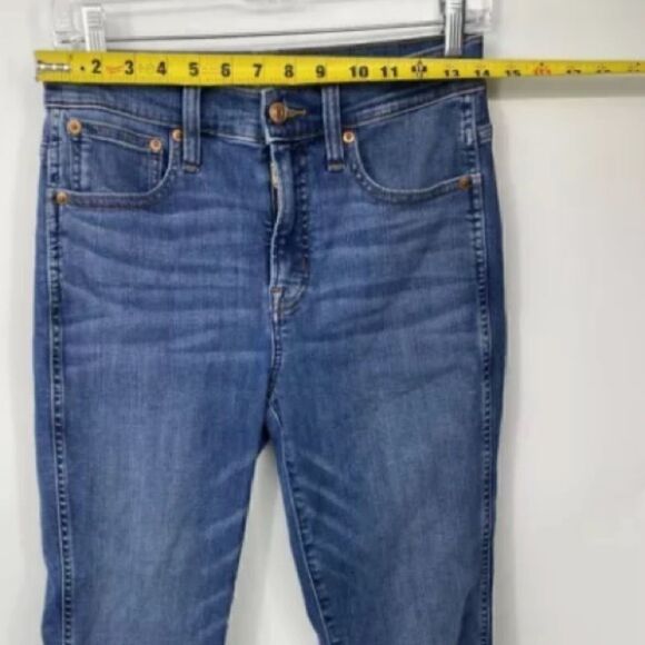 I.Crew 9" Vintage Straight Denim Bleached Raw Heam - Picture 6 of 6